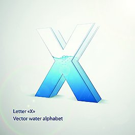 3D立體字X