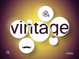 vintage字母立體背景