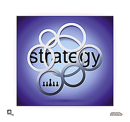 strategy字母立体背景