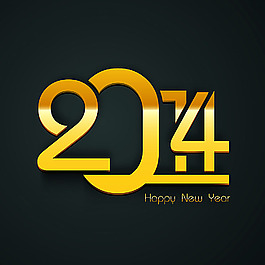 2014新年金屬立體字