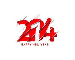 2014新年藝術(shù)字標簽
