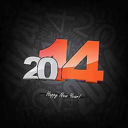2014新年字體標(biāo)簽