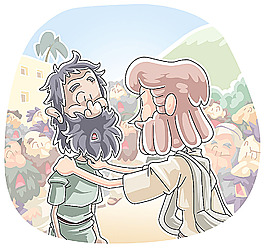 阿拉伯故事插畫