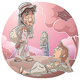 阿拉伯故事插畫