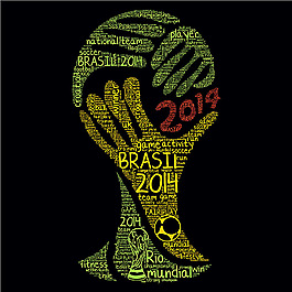 英文世界杯獎杯標志