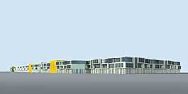 都市时尚商业街建筑3D模型
