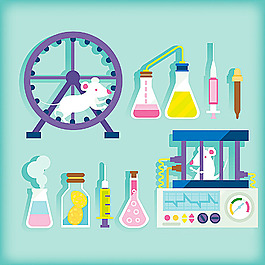 矢量科学医疗图标设计