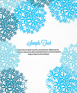 藍(lán)色繡球花背景