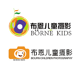 布恩兒童攝影logo