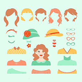 人物、女孩、髮型、帽子、衣服