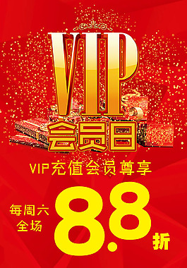 VIP會員日海報