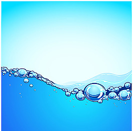 水面氣泡背景