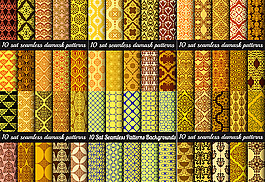 無縫拼接背景矢量