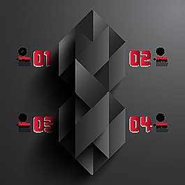 黑色標(biāo)簽設(shè)計(jì)