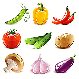 矢量蔬菜