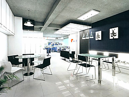 辦公室3d模型免費下載