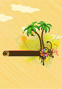 夏日主題背景