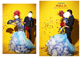 影樓婚紗寫真古裝相冊