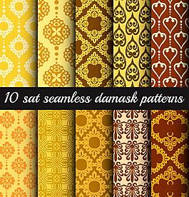 無縫拼接背景矢量素材,