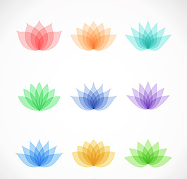 七彩荷花標志