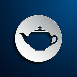 茶壺圖標按鈕