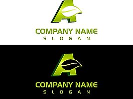 綠色字母logo