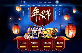 淘寶天貓寵物用品店年貨節店招海報