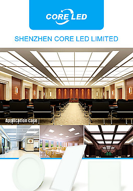 LED照明面板灯大型展板PSD