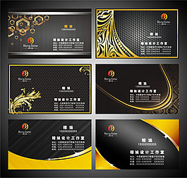 歐式金屬質(zhì)感名片模板設(shè)計(jì)cdr素材下載
