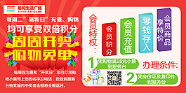 會(huì)員 辦理 海報(bào)