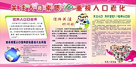 世界人口日展板