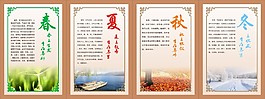 四季展板