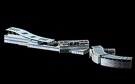 MAX現(xiàn)代商業(yè)3d模型