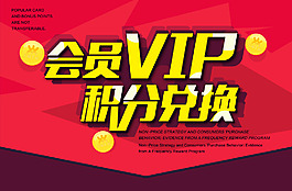 會員海報 積分兌換 VIP海報設計