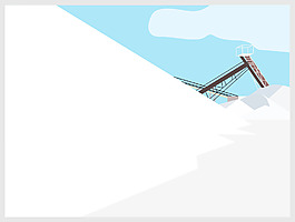 雪中的采礦機 運輸機
