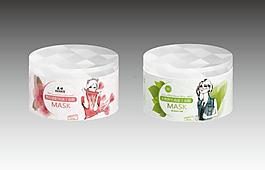 天然清新面膜包裝系列 簡約面膜包裝