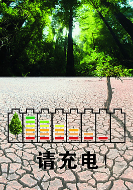 创意保护环境海报