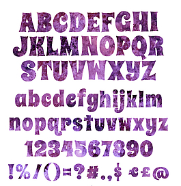 字母与符号矢量