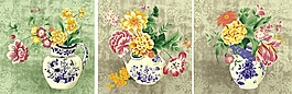 花束壁画
