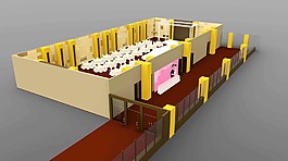 展示區(qū)效果圖