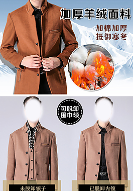 淘寶天貓時尚潮品男裝詳情免費模板下載