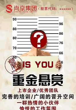 創意招聘展架
