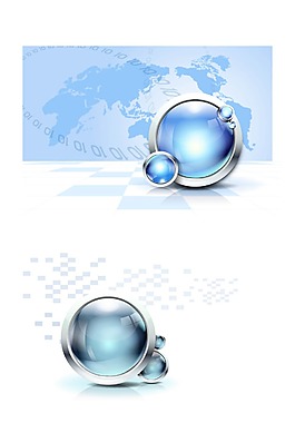 商務水晶按鈕