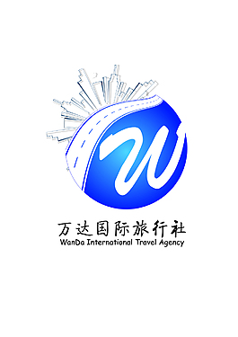 原創萬達旅行社高清 AI格式logo
