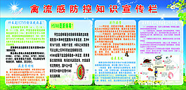 禽流感防控知識宣傳欄