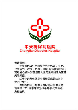 中天糖尿病醫院 標志設計
