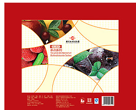 茶點食品包裝PSD,