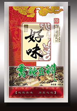 香辣豆瓣包裝