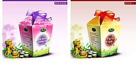 精品普洱茶包装设计模板PSD