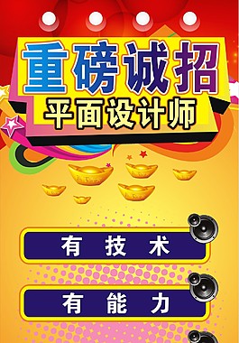 招聘廣告展架
